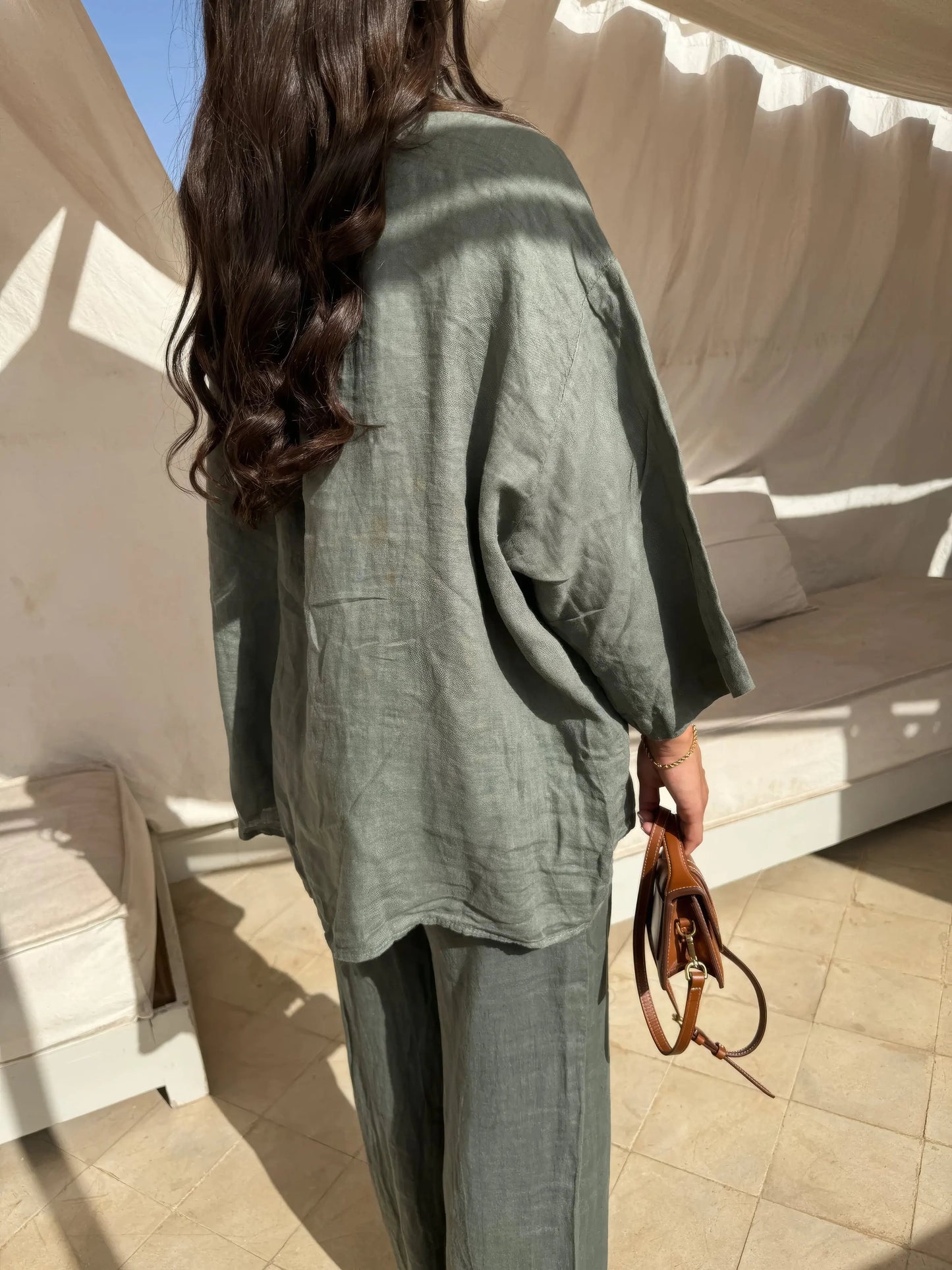 Out-Shine | Two Piece Linen Set Women