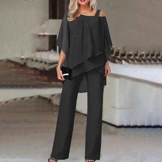 Out-Shine | Elegant Chiffon Set for Women