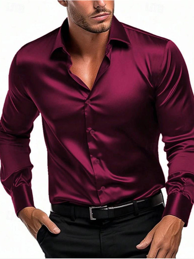 Brilla | Camisa negra atemporal para hombre