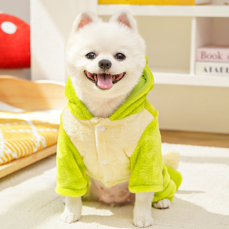 Out-Shine | Little Dinosaur Puppy Warm Clothes for Autumn and Winter