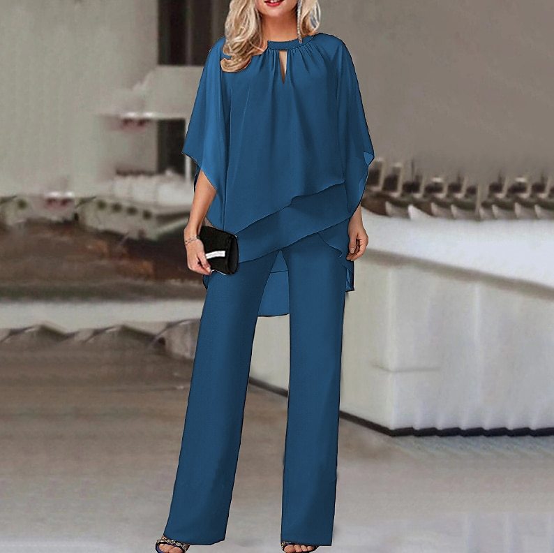 Out-Shine | Elegant Chiffon Set for Women