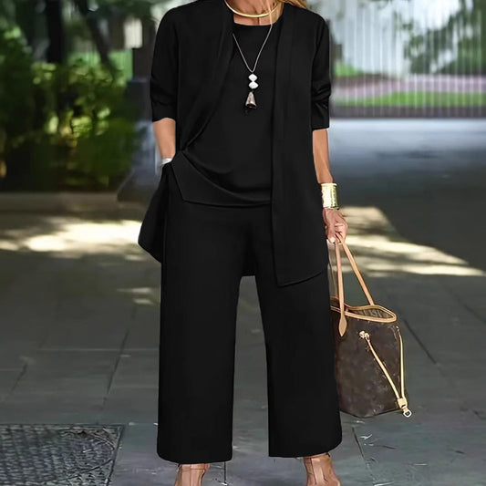 Out-Shine | Cardigan-Weste Three Parts Set