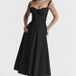 Out-Shine | Bustier dress with waist shaping