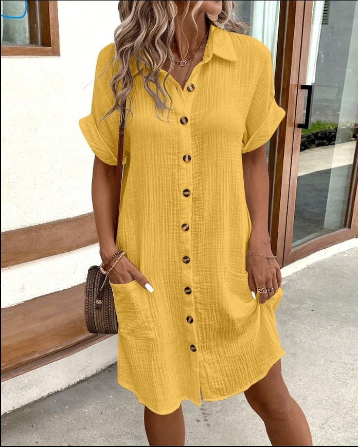 Out-Shine | Button - down dress