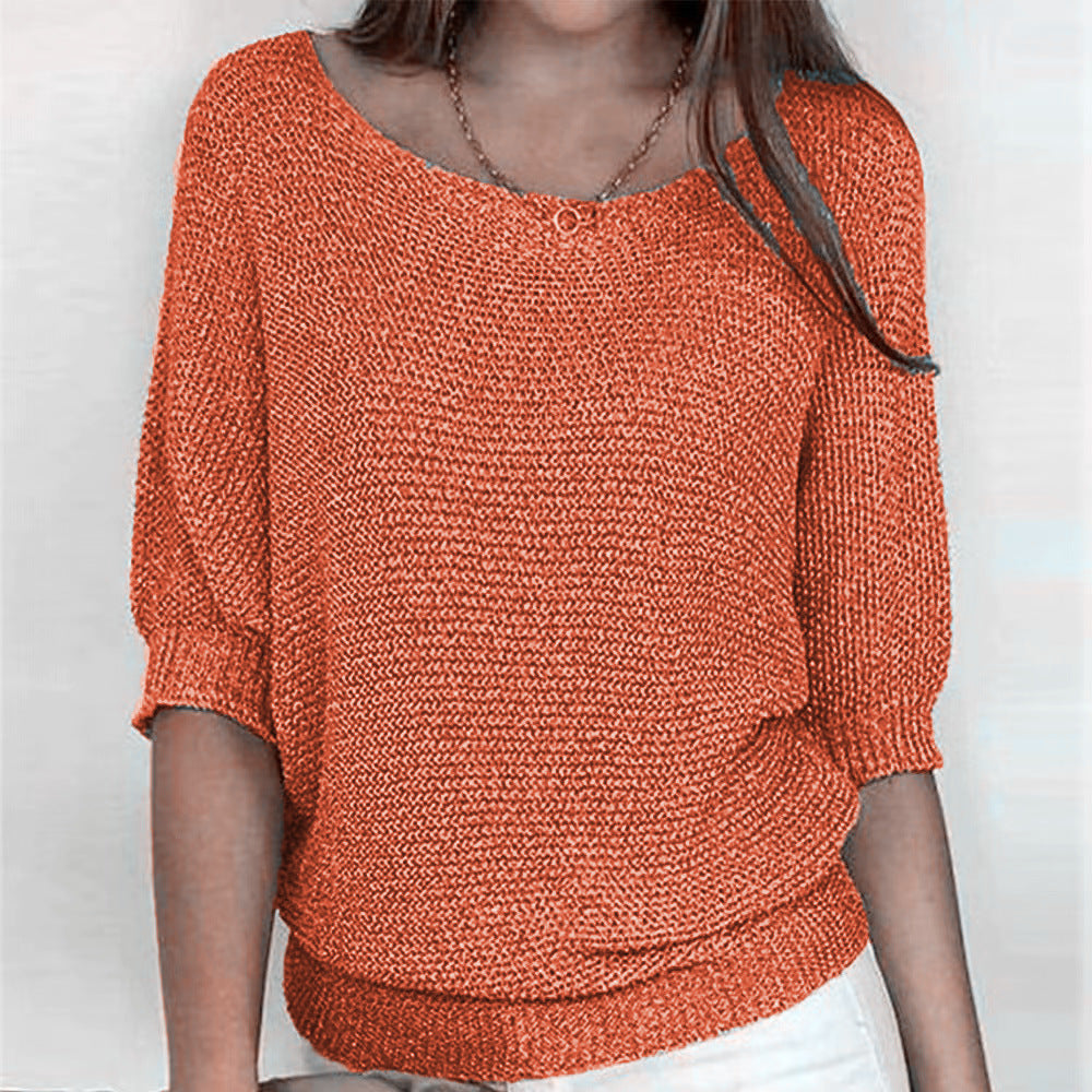 Out-Shine | Black Three Quarter Top