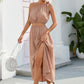 Out-Shine | Chic Split Hem Maxi Two Part Set