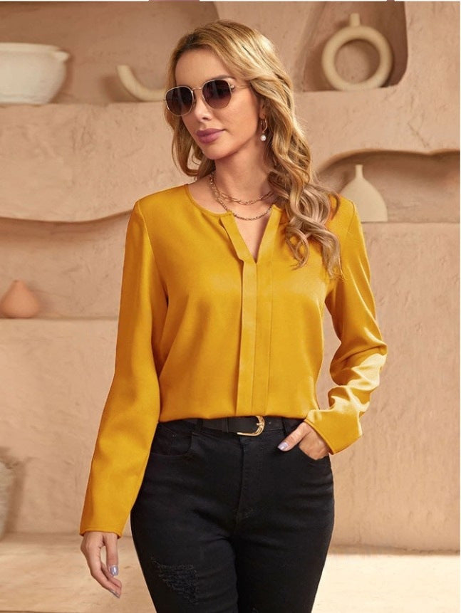 Deslumbra | Camisa de satén de seda para mujer