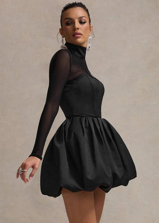 Out-Shine | Balloon-Skirt Mini Dress