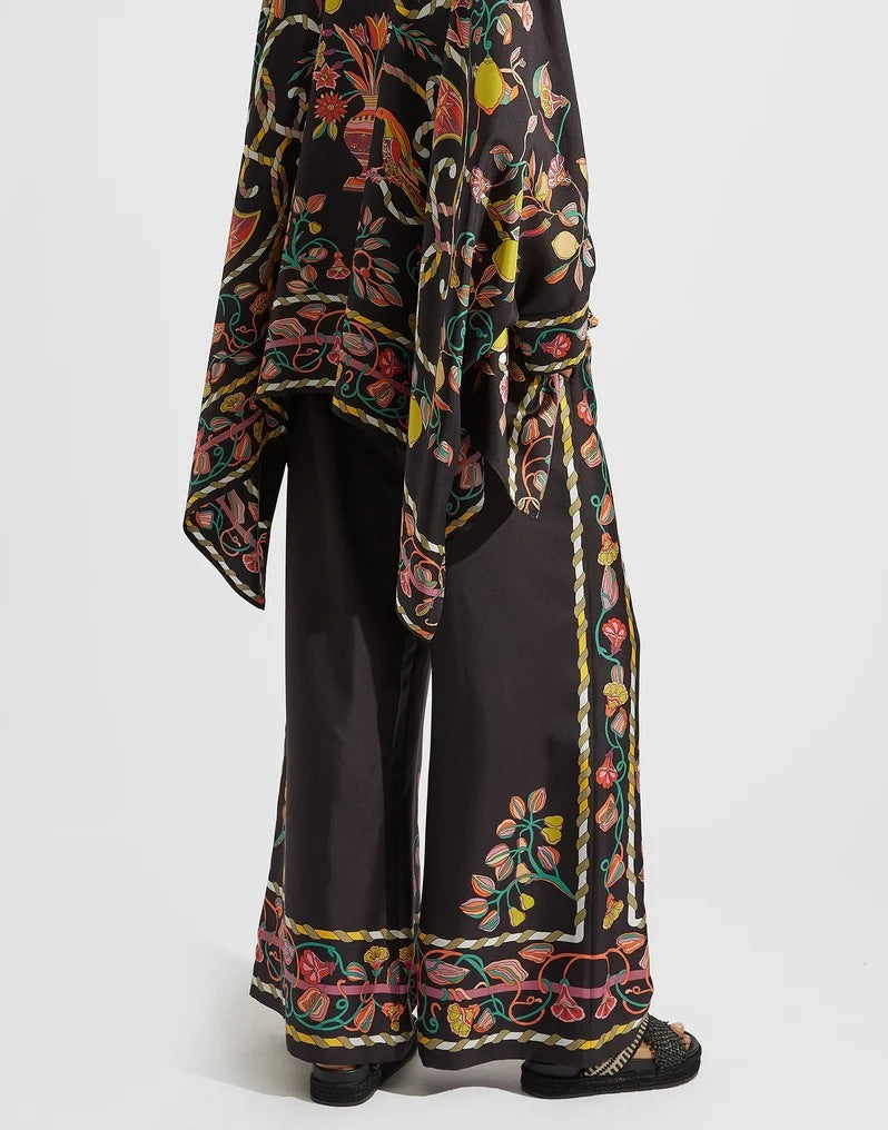 Out-Shine | Standing Collar Top And Pants Set