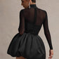 Out-Shine | Balloon-Skirt Mini Dress