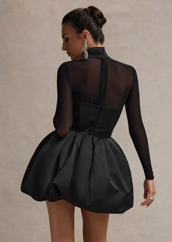 Out-Shine | Balloon-Skirt Mini Dress
