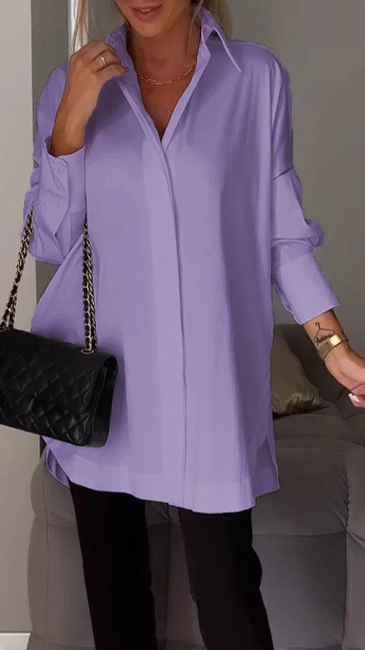 Out-Shine | Simple Sweater Long Sleeve Shirt