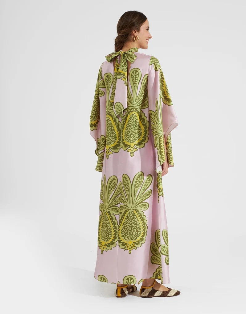 Deslumbra | Vestido estampado de tres cuartos 