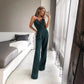 Out-Shine | Asymmetrical lapel mid waist pendulum overall
