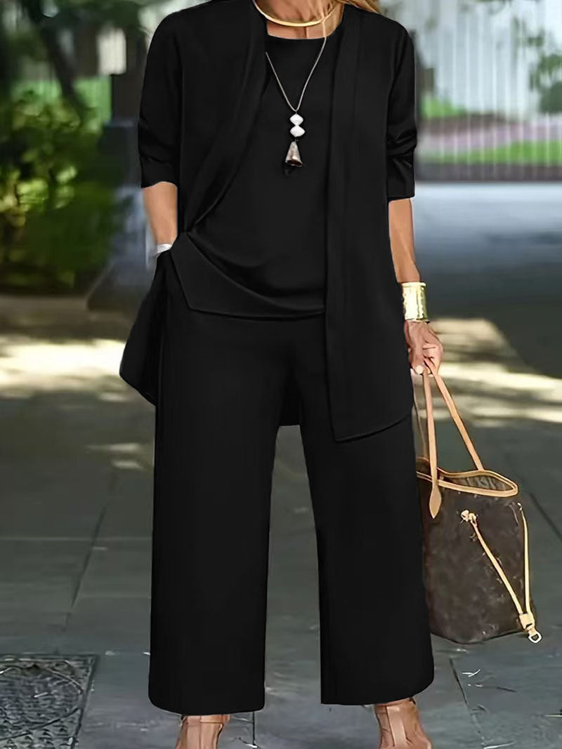 Out-Shine | Cardigan-Weste Three Parts Set