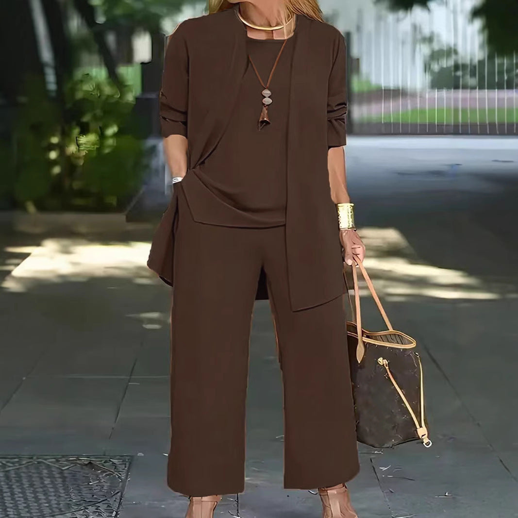 Out-Shine | Cardigan-Weste Three Parts Set
