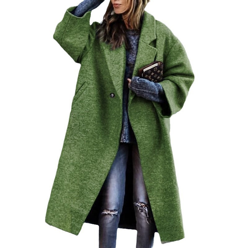 Out-Shine | Green Coat (Without Belt)