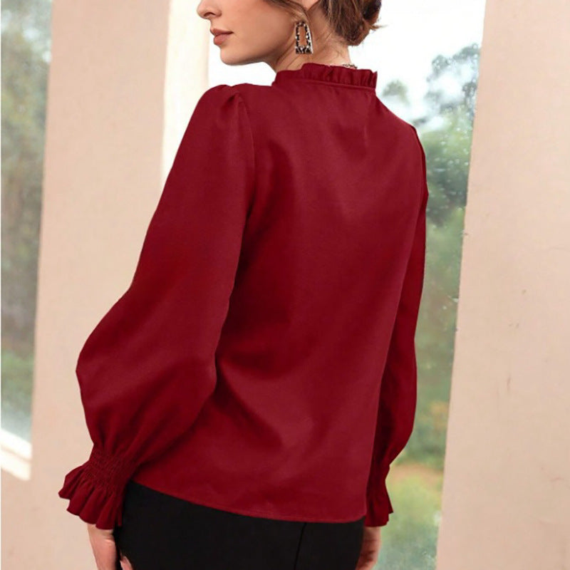 Out-Shine | Satin Long Sleeve Shirt
