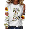 Out-Shine | Floral Round Neck T Shirt