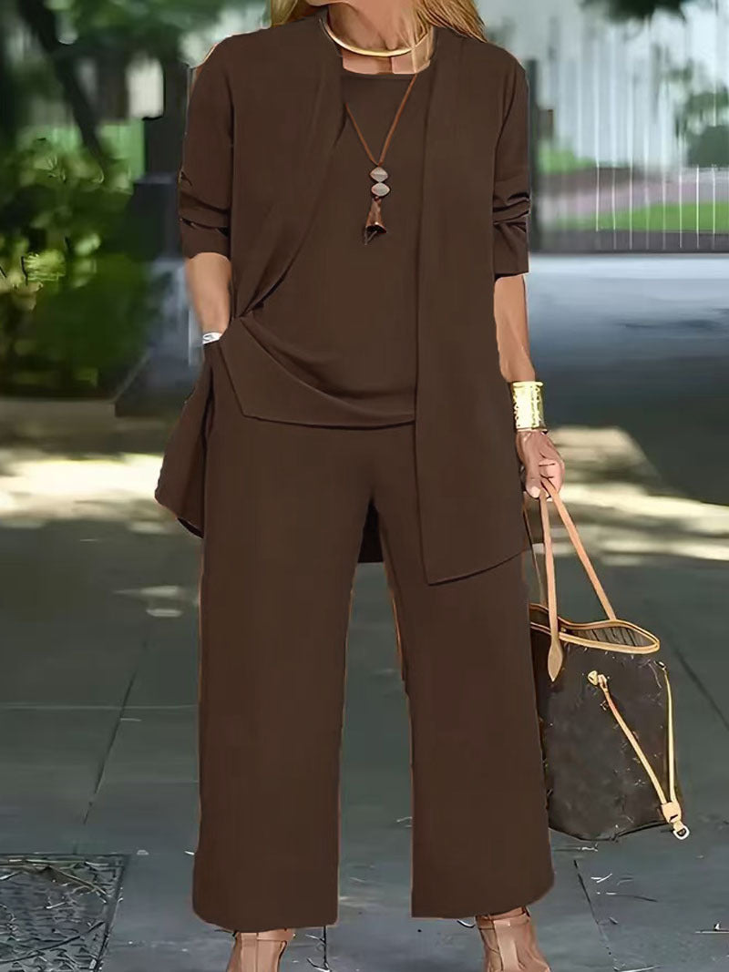 Out-Shine | Cardigan-Weste Three Parts Set