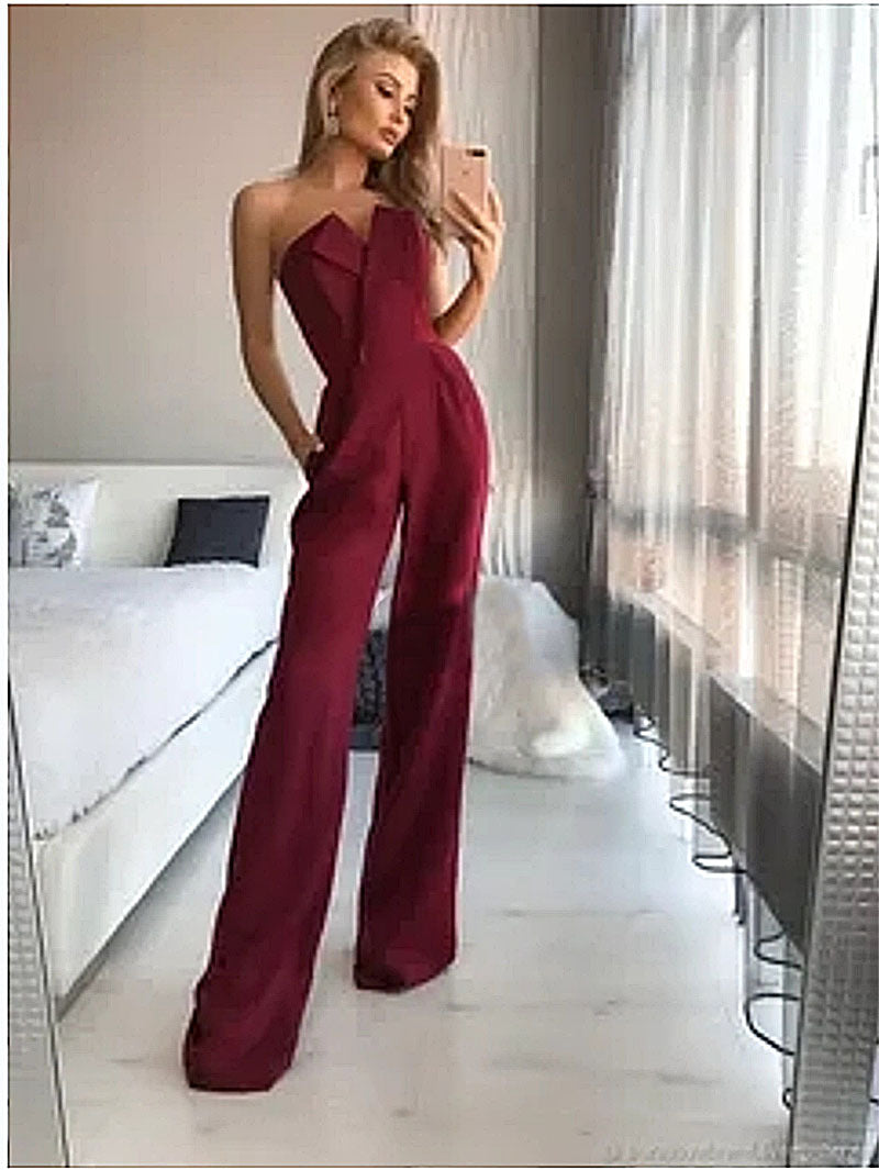 Out-Shine | Asymmetrical lapel mid waist pendulum overall