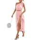 Out-Shine | Chic Split Hem Maxi Two Part Set