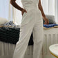 Out-Shine | Asymmetrical lapel mid waist pendulum overall