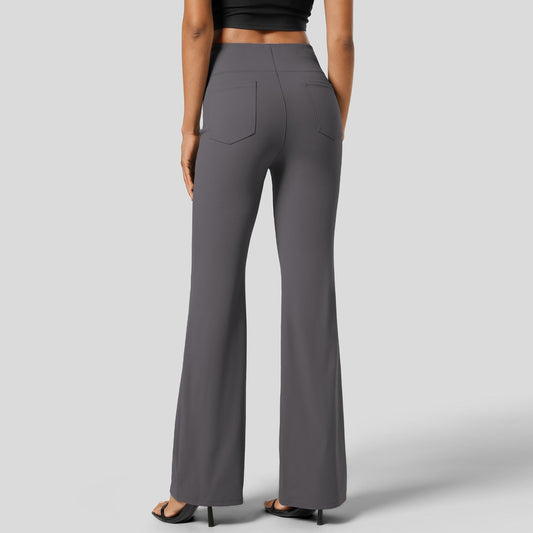 Out-Shine | High waist butt lifting wide leg sports pants