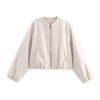 Out-Shine | Women's Comfortable and Stylish Bomber Jacket with High Collar and Side Pockets