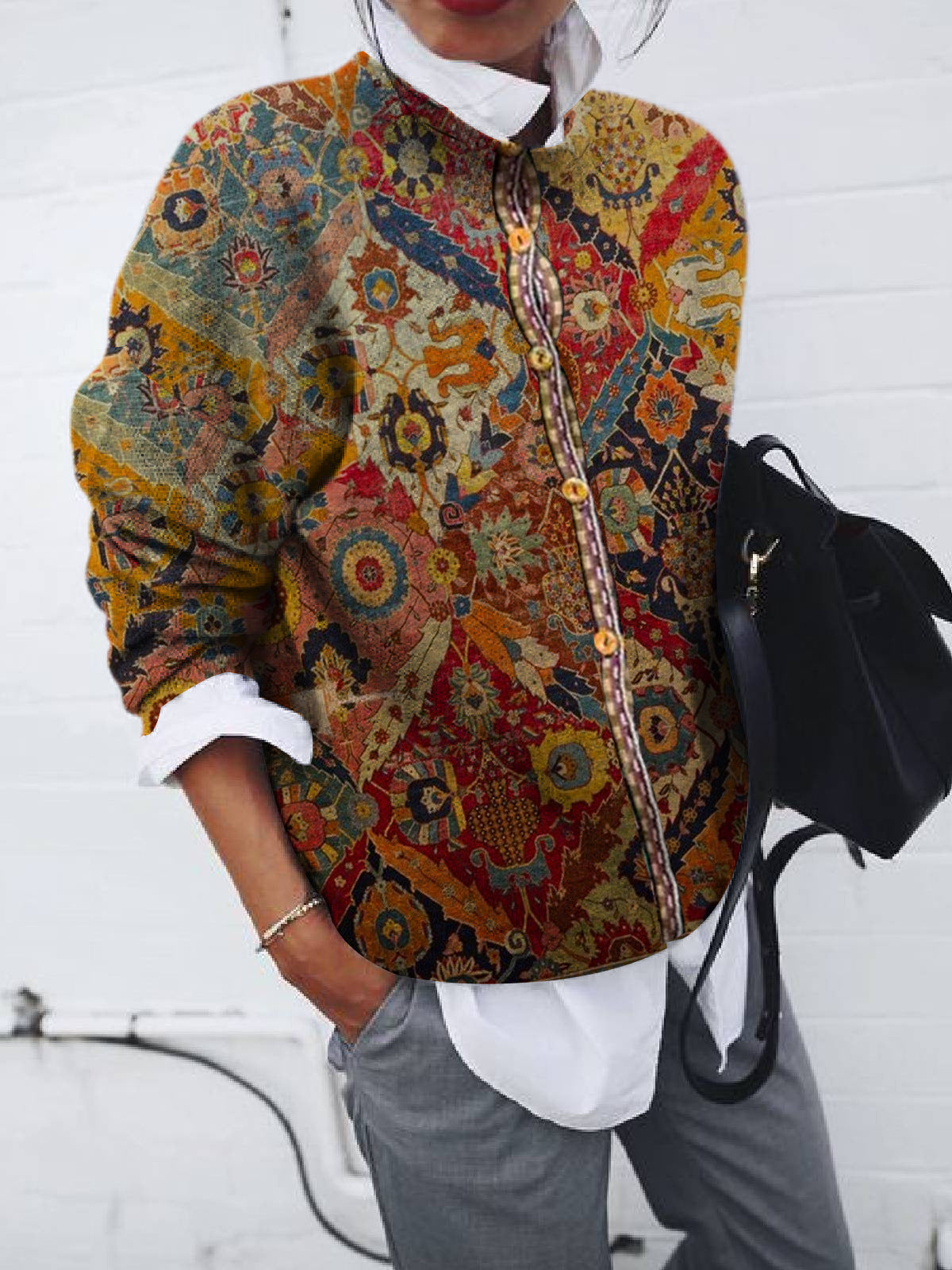 Out-Shine | Elegant Cardigan in Vintage Style