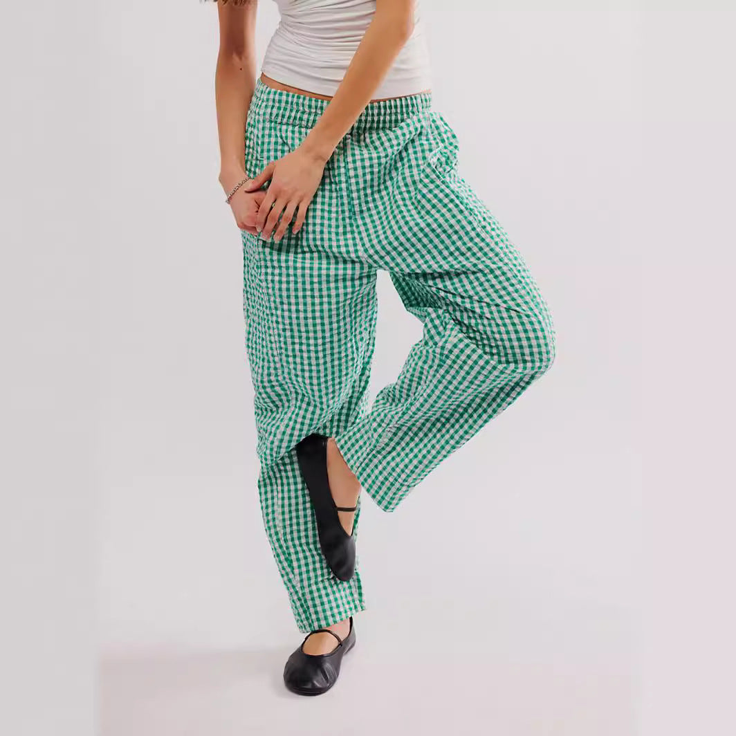 Out-Shine | Karo Woven Cotton Bubble Pants