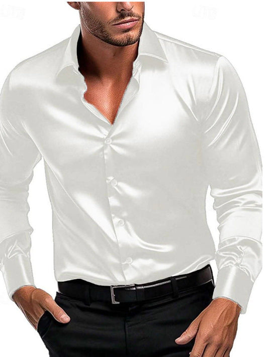 Brilla | Camisa negra atemporal para hombre