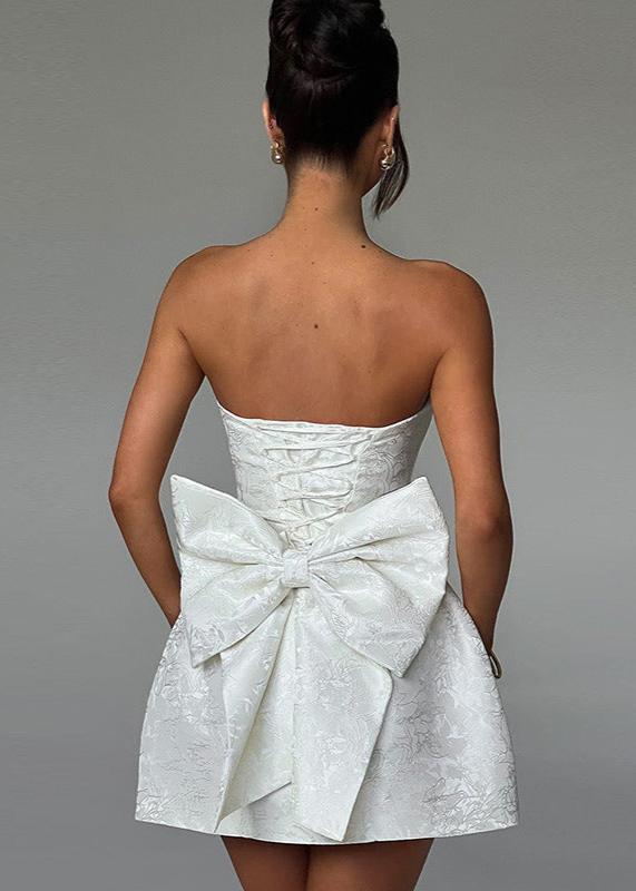 Out-Shine | Bow-Back Strapless Dress
