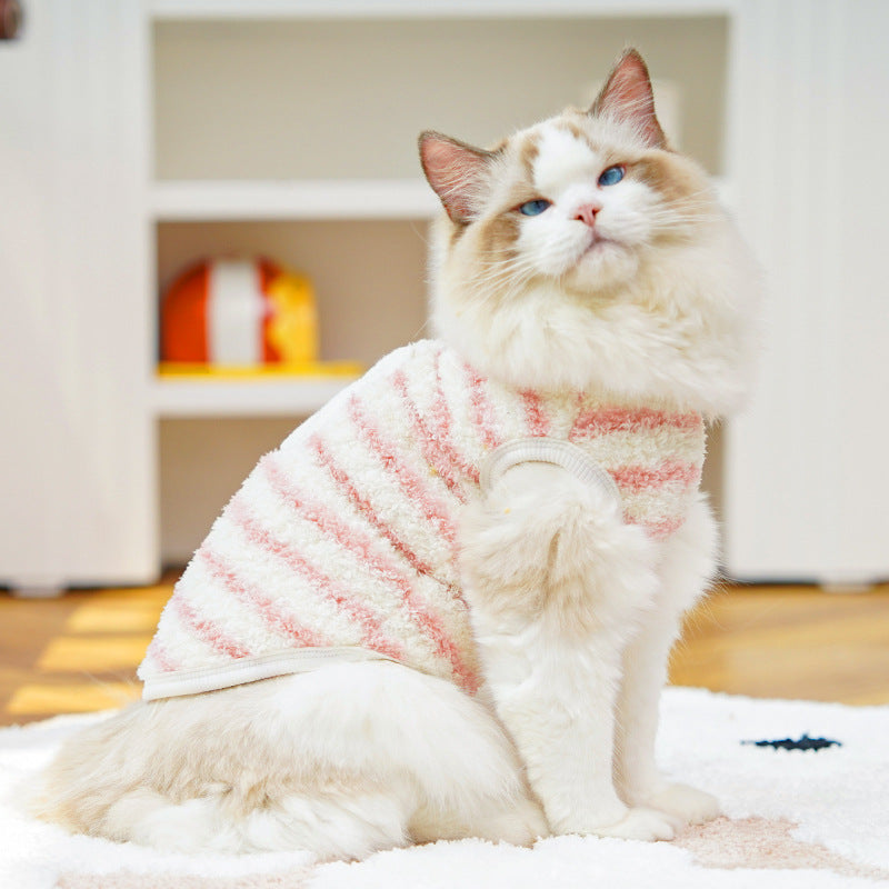 Out-Shine | Autumn and Winter Flannel Warm Small Dog Cat Vest