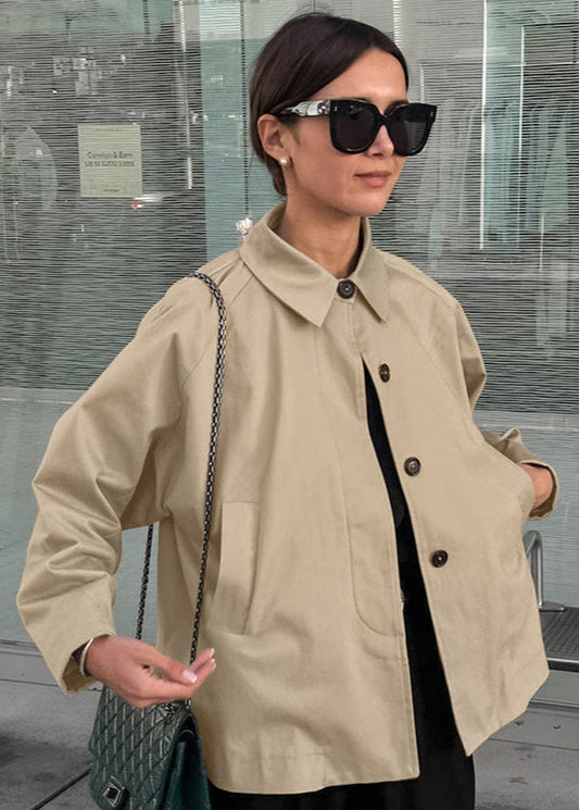 Out-Shine | Ease Cropped Trench Jacket