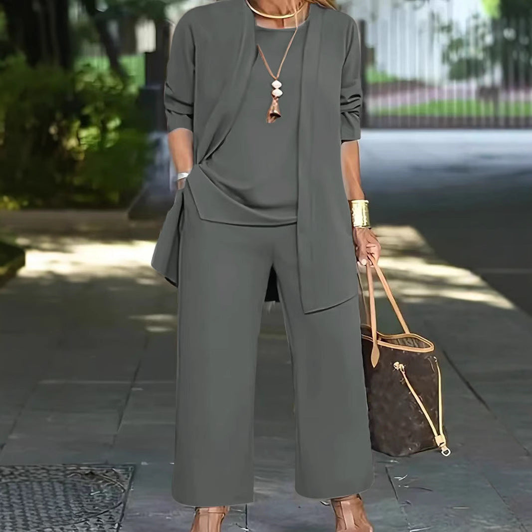 Out-Shine | Cardigan-Weste Three Parts Set