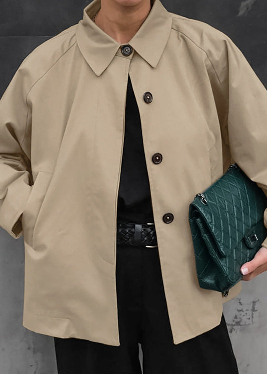 Out-Shine | Ease Cropped Trench Jacket