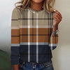 Out-Shine | Printed casual sweater top