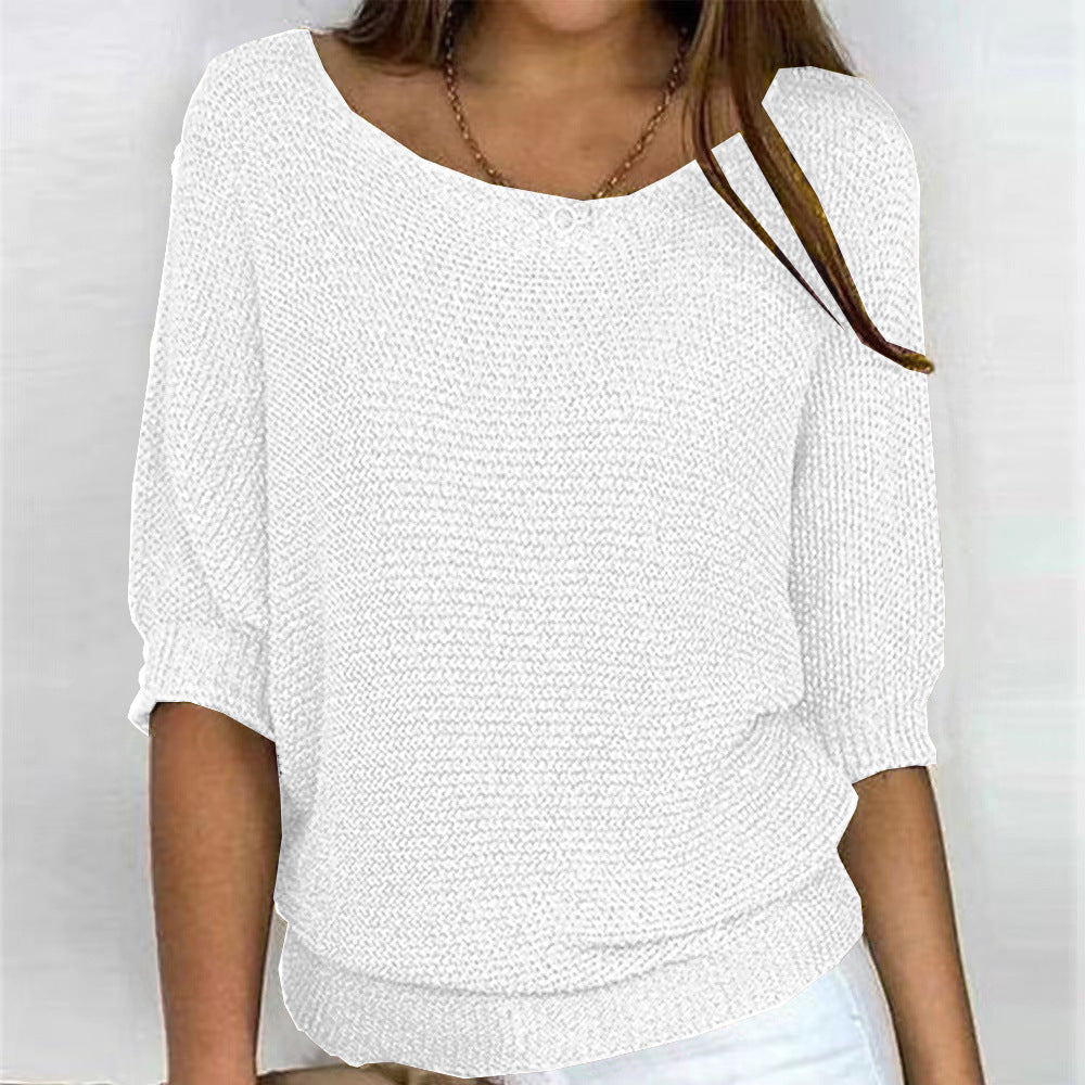 Out-Shine | Black Three Quarter Top