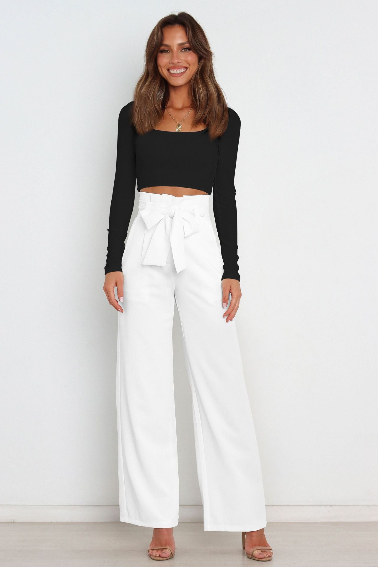 Out-Shine | Fancy Lace Bow Summer Pants
