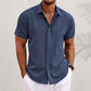 Out-Shine | Black linen shirt