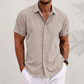 Out-Shine | Black linen shirt