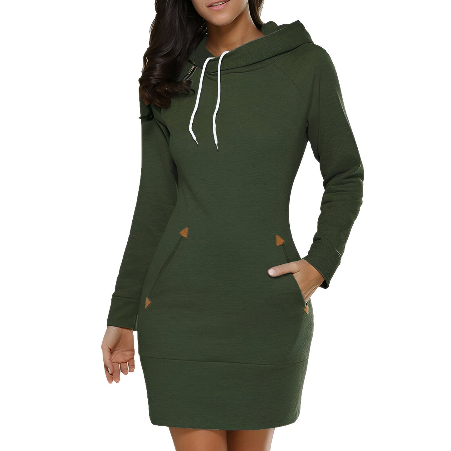 Out-Shine | Casual Hoodie Dress With Pockets