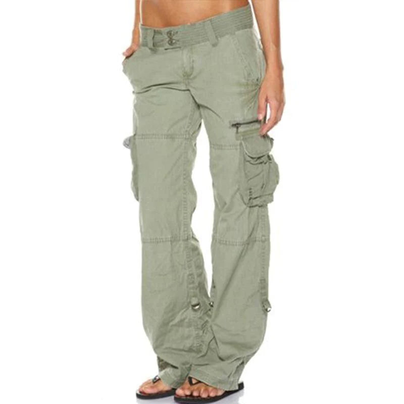 Out-Shine | Cargo Pants with Practical Bags for Women