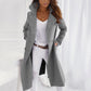 Out-Shine | Black wool coat with collar over