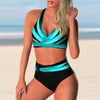 Conjunto de bikini con sujetador push-up y cintura alta para mujer | Out-Shine