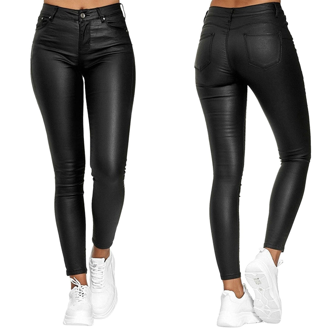 Out-Shine | Leather Pants With Stretch For Women Riley