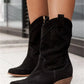 Out-Shine | Breathable fancy cowboy boots with zipper