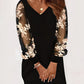 Out-Shine | Black long sleeve midi dress