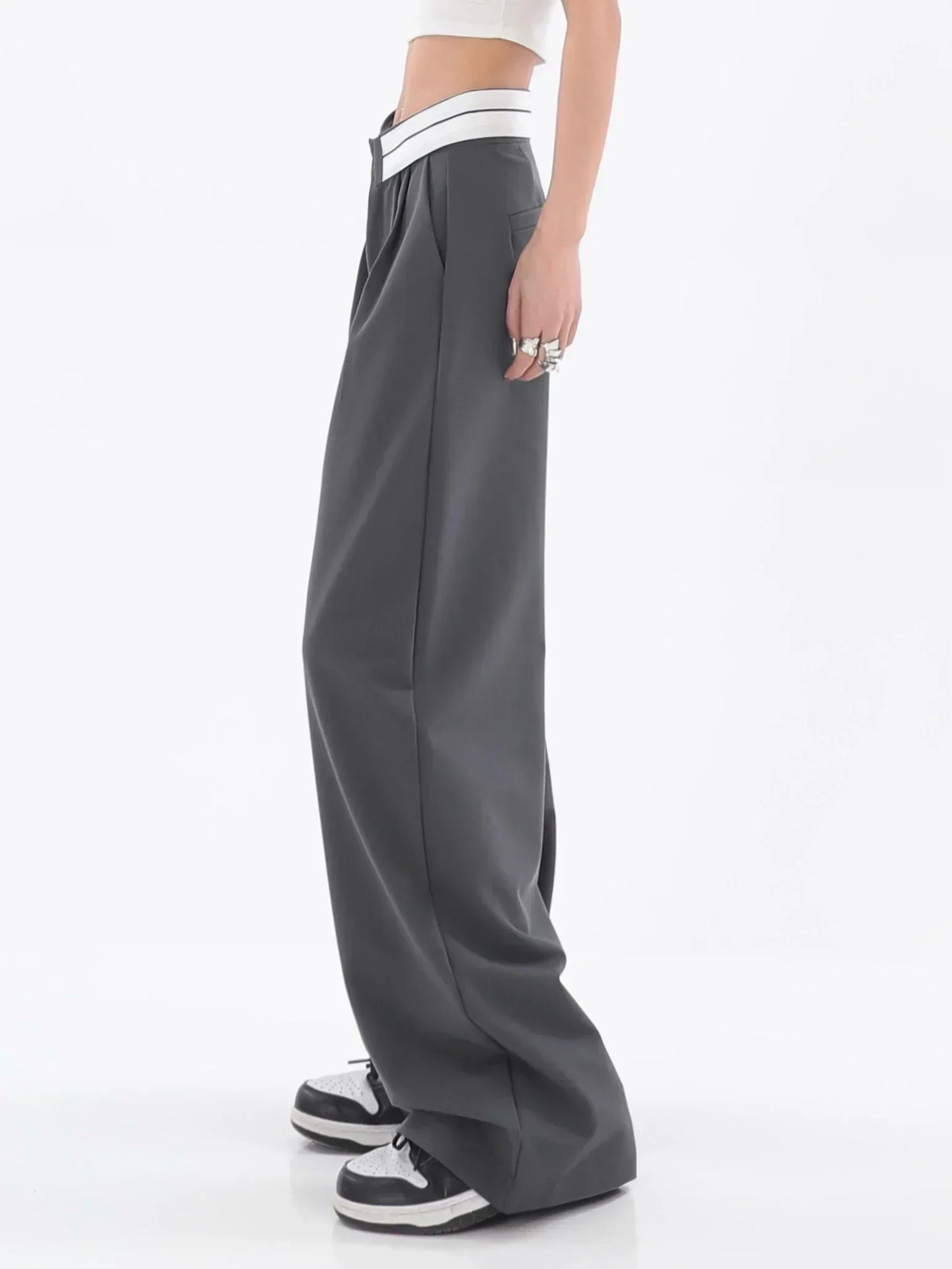 Out-Shine | Wide - Leg Pants With High Waist